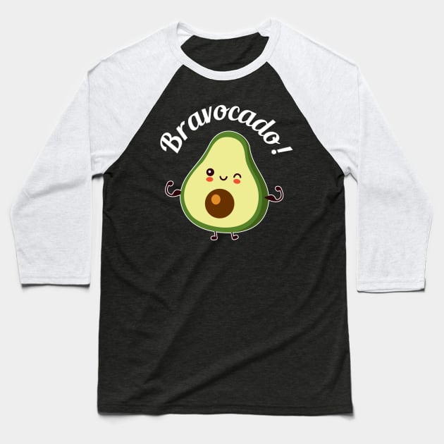 Avocado Bravo Gift Baseball T-Shirt by plaicetees